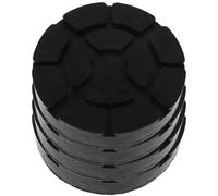 BETOOKY Almohadillas de Goma 4 Piezas para para Gato Hidráulico de Coche Estabilidad Mejorada y Fácil Limpieza, Adaptador de Gato de Suelo Negro Elevador Automotriz