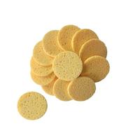 BETOOKY Almohadillas Redondas de Esponja Facial 70×8 Mm 20 Unidades Discos Desmaquillantes de Celulosa para Limpieza Facial Diaria Algodón de Maquillaje Suaves y Respetuosos Piel Uso