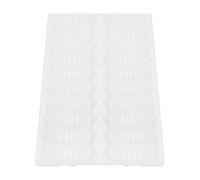 BETOOKY Bandeja para Almacenamiento de 20 Portaobjetos de Plástico, Soporte para Secado y Organización de Muestras en Laboratorio, Superficie Lisa, Compacto y Portátil para Uso Científico