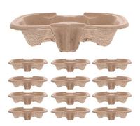 BETOOKY Bandeja Portavasos Apilable para 50 Tazas, Soporte para Bebidas 6 Orificios, Adecuado para Café y Té en Cafeterías y Eventos