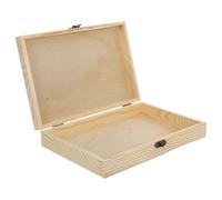 BETOOKY Caja de Almacenamiento de Madera Pequeña para Cigarros, Estuche Portátil Tapa Abatible, Organizador de Madera Natural para Uso en Viaje y Hogar, Estuche Resistente para Tabacos