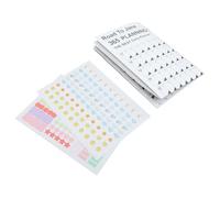 BETOOKY Calendario de Pared 2024 de Papel Delgado Hoja de Programación Grande para Planificación Diaria, Práctico para Oficina y Hogar, Diseño Sencillo y Funcional