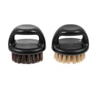 BETOOKY Cepillo para Cuidado de Vello Facial 2 Piezas de Abs para Mantener el Vello Saludable y Eliminar Pelos Rotos Adecuado para Afeitado Húmedo y Arreglo Diario Color Aleatorio