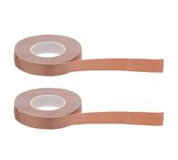 BETOOKY Cinta Adhesiva Transpirable de Material de Seda Marrón 2 Piezas Segura y Absorbente de Sudor para Dedos de Pipa Guzheng y Pipa para Músicos Profesionales