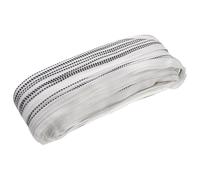 BETOOKY Cinta para Encuadernar Libros 100 M, Banda para Cabezas de Álbum, Tela de Poliéster Negra Puntos Blancos, Material DIY para Encuadernación y Decoración de Álbumes