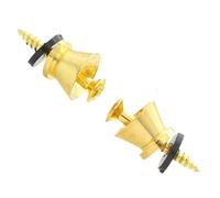 BETOOKY Clavos de Correa para Guitarra 1 Par Cierre Antideslizante Tornillos Accesorios para Correas de Guitarra y Ukelele Bloqueo Seguro Color Aleatorio