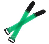 BETOOKY Collares Anticantos para Pollos 2 Piezas Verdes, Correas de Cuello Ajustables sin Ruido, Bandas Flexibles Enganches para Suministros de Animales Pequeños