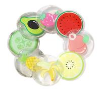 BETOOKY Compresas Frías para Ojos 8 Piezas Gel Refrescante, Diseño de Frutas, para Aliviar Migrañas y Bolsas, Paquete Reutilizable para Terapia Fría y Descanso Ocular
