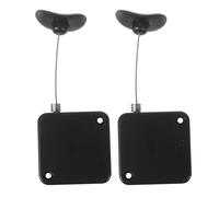 BETOOKY Correa de Cable de Seguridad Telescópica Control Remoto, 2 Piezas, Color Negro, Material Metal y Plástico, Adecuado para Uso al Aire Libre y Portátil