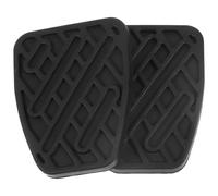 BETOOKY Cubiertas de Pedal para Coche en Nbr Negro, Fácil Instalación y Prolonga la Vida Útil, Incluye Pastillas de Pedal de Freno y Acelerador, Adecuado para Uso Interior