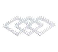 BETOOKY Cubre Interruptor Tipo 86 de Abs para Baños Instalación Fácil, Pack de 3 Unidades, Protector para Caja de Enchufe de Pared