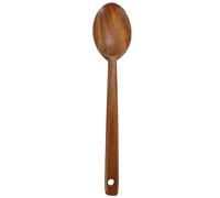 BETOOKY Cuchara de Cocina de Madera de Teca Natural sin Barniz, Pala y Cucharón de Madera para Cocinar, Utensilio Resistente para Hogar, Restaurante y Uso Diario, Herramienta Versátil
