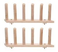 BETOOKY Escalera de Gato Diseño de Varios Niveles de Plástico Beige Que Permiten Sentirse Seguros y No Se Deslizan 2 Estantes para Gatos Montados Pared