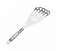 BETOOKY Espátula de Acero Inoxidable 1 Pieza para Freír Pescado y Huevos, Pala Ranurada Utensilio Resistente Drenaje de Aceite para Cocina en Casa
