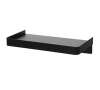 BETOOKY Estante Adhesivo de Pared Pequeño para Baño, Soporte de Teléfono Móvil Negro, Acero Inoxidable sin Taladro, Estantería Flotante para Smartphone y Papel Higiénico, Accesorio
