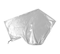 BETOOKY Funda Plegable Color Plata en Tela Oxford con Protección contra Abrasión y Polvo para Escalera de 4 Peldaños para Almacenamiento al Aire Libre en Patio