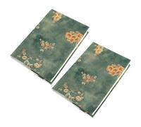 BETOOKY Fundas para Libros de Tela Ajustables y Resistentes, Pack de 2 Piezas para Planners y Cuadernos, Diseño Único Adecuado para Estudiantes y Protección Diaria