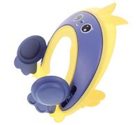 BETOOKY Gorro de Ducha para Pequeños Ajustable Color Amarillo Visera Protectora de Plástico Seguro y Amigable Piel en Baño y Corte de Cabello