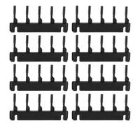 BETOOKY Herramienta Fácil Cabello para 6d Segunda a en de Extensiones Generación 40 Clips Presión Plástico Negro para Instalación Rápida y Cambio
