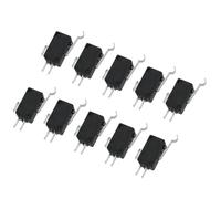 BETOOKY Interruptor Micro Eléctrico de Metal 16a para Equipos Electrónicos y Ratón, 10 Piezas de Micro Interruptores de Límite Resistentes para Uso Repetido
