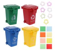 BETOOKY Juego de Juguetes para Loros Conure de Abs, Contenedor para Clasificar Colores y Organizar, Juguete de Entrenamiento para Pájaros, Set de 1 Unidad Color Aleatorio