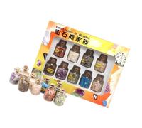 BETOOKY Juego de Muestras de Minerales y Cristales Naturales en Piedra para Manualidades y Joyería DIY Varios Colores y Diseño Atractivo