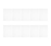 BETOOKY Láminas de Pvc Transparentes 0,3 Mm A4, Paquete 10 Unidades, Paneles de Plástico Ignífugos para Manualidades, Marcos de Fotos y Señalización, Material Resistente y Fácil de Cortar