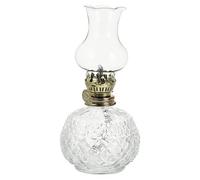BETOOKY Lámpara de Aceite de Queroseno de Vidrio Estilo Vintage para Decoración de Escritorio y Festivales Diseño Retro Elegante