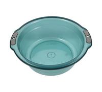 BETOOKY Lavabo de Plástico Transparente con Asas Dobles para Baño de Pies y Manos, Capacidad Espaciosa y Diseño Redondo Adecuado para Remojar y Lavar en Casa