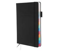 BETOOKY Libreta de Contraseñas con Pestañas Alfabéticas de Pu y Papel Negro para Gestión de Direcciones y Organización Práctica de Sitios Web Portátiles
