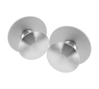 BETOOKY Manijas de Gabinete Autoadhesivas en Acero Inoxidable, Pack de 2 Tiradores Ventosa para Puertas de Cristal y Cajones, Uso en Armarios y Espacios Pequeños