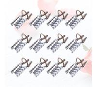 BETOOKY Moldes Metálicos de Guía Precisa 15 Piezas Reutilizables para Manicura Profesional y Uso para Extensión de Uñas