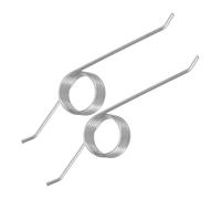 BETOOKY Muelles de Torsión Metálicos para Tapa de Cubo de Basura, Juego de 2 Piezas 0.6 * 7, Repuesto Compatible para Tapas Abatibles, Resorte de Torsión para Botes de Basura, Uso en Cocina