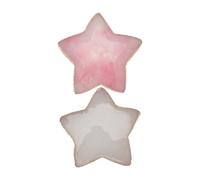 BETOOKY Paleta de Manicura Profesional de Resina y Ágata para Mezclar Colores y Sostener Pigmentos, 2 Piezas para Salones de Belleza y Eventos Festivos