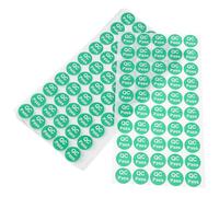 BETOOKY Pegatinas Adhesivas de Control de Calidad Redondas de 15 Mm, 1000 Unidades, Etiquetas de Prueba Aprobada para Gestión de Inventarios en Almacén, Adhesivo Duradero