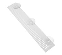 BETOOKY Peine Antidesbordamiento de Acrílico para Pecera Blanco 30 Cm Ventosa, Accesorio Desmontable para Evitar Desbordamiento de Peces en Acuarios, Plástico Seguro y Transparente