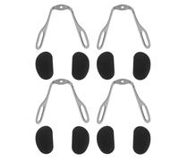 BETOOKY Piezas de Repuesto para Gafas, Almohadillas Nasales Integradas de Metal, 4 Unidades Soporte para Puente Nasal en Gafas de Vista y Protección