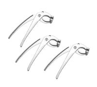 BETOOKY Pinzas Antideslizantes para Platos de Aleación de Aluminio, 3 Piezas, Diseño Seguro para Levantar Platos y Cuencos Calientes en Cocina y Barbacoa