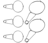 BETOOKY Pinzas de Acupresión para Orejas 5piezas de Metal Plata, Herramienta Ergonómica para Terapia Diaria en Casa Que Mejora la Inmunidad Familiar