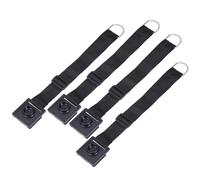 BETOOKY Placa Antideslizante Ajustable de 40 a 70 Cm para Soporte Seguro para y de Resina Negra Portátil y Plegable, Paquete de 4 Piezas para y