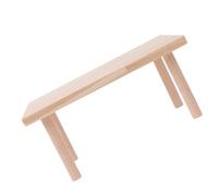 BETOOKY Plataforma Resistente y Duradera de Madera Beige de Soporte para Hámster para Aumentar el Espacio de Actividad Rampa en Jaulas de Hámster