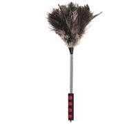 BETOOKY Plumero Extensible de Plumas de Avestruz Mango Telescópico, Portátil y Reutilizable para Limpieza Hogar y Techos Altos, Diseño Compacto y Elegante