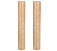 BETOOKY Poste Repuesto para Rascador de Gatos de Interior, 2 Unidades, Yute Natural Resistente, Diámetro 6 Cm, Largo 40 Cm, Accesorio para Mantenimiento de Garras y Rascado en Muebles