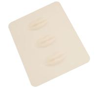 BETOOKY Práctica de Silicona Beige para Tatuajes y Microblading 3 Bocas 3d para Entrenamiento Profesional y Principiantes en Tatuaje