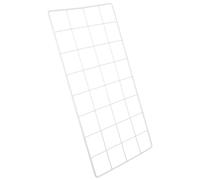 BETOOKY Rejilla de Pared de Alambre 40x20 Cm Color Gris Claro Soporte Metálico para Fotos y Decoración Colgante Organizador Mural Resistente para Hogar Oficina Sala