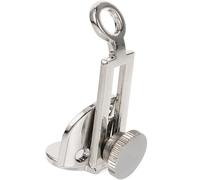 BETOOKY Reposapulgar para Clarinete de Aleación de Zinc Duradera Soporte Ajustable sin Tornillos con Anillo para Correa Accesorio Profesional para Instrumentos de Viento Mejora Técnica y