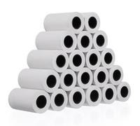 BETOOKY Rollos de Papel Térmico Blanco Papel de Impresión y Resistente para 20 Impresora de Recibos en Supermercado y Hotel para Caja Registradora