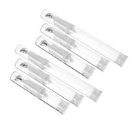 BETOOKY Set de 6 Botellas Vacías de Recarga para Crema Facial Aplicador de Bola Rodillo, Diseño Elegante, Capacidad 5ml 10ml 15ml, Material Plástico y Aleación de Zinc, Adecuado para