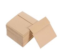 BETOOKY Sobres Kraft Mini 100 Unidades Sobres Pequeños Tarjetas en Papel Kraft Marrón y Uso Oficina Paquetes en Blanco Resistentes