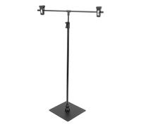 BETOOKY Soporte en Forma de T para Exhibición de Carteles Clip Telescópico Diseño Ajustable y Estructura Simple de Plástico, Adecuado para Publicidad en Escritorio